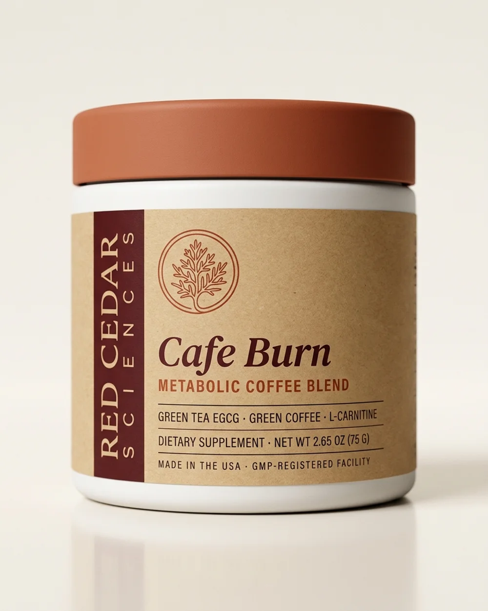 Red Cedar Sciences Cafe Burn coffee drink mix