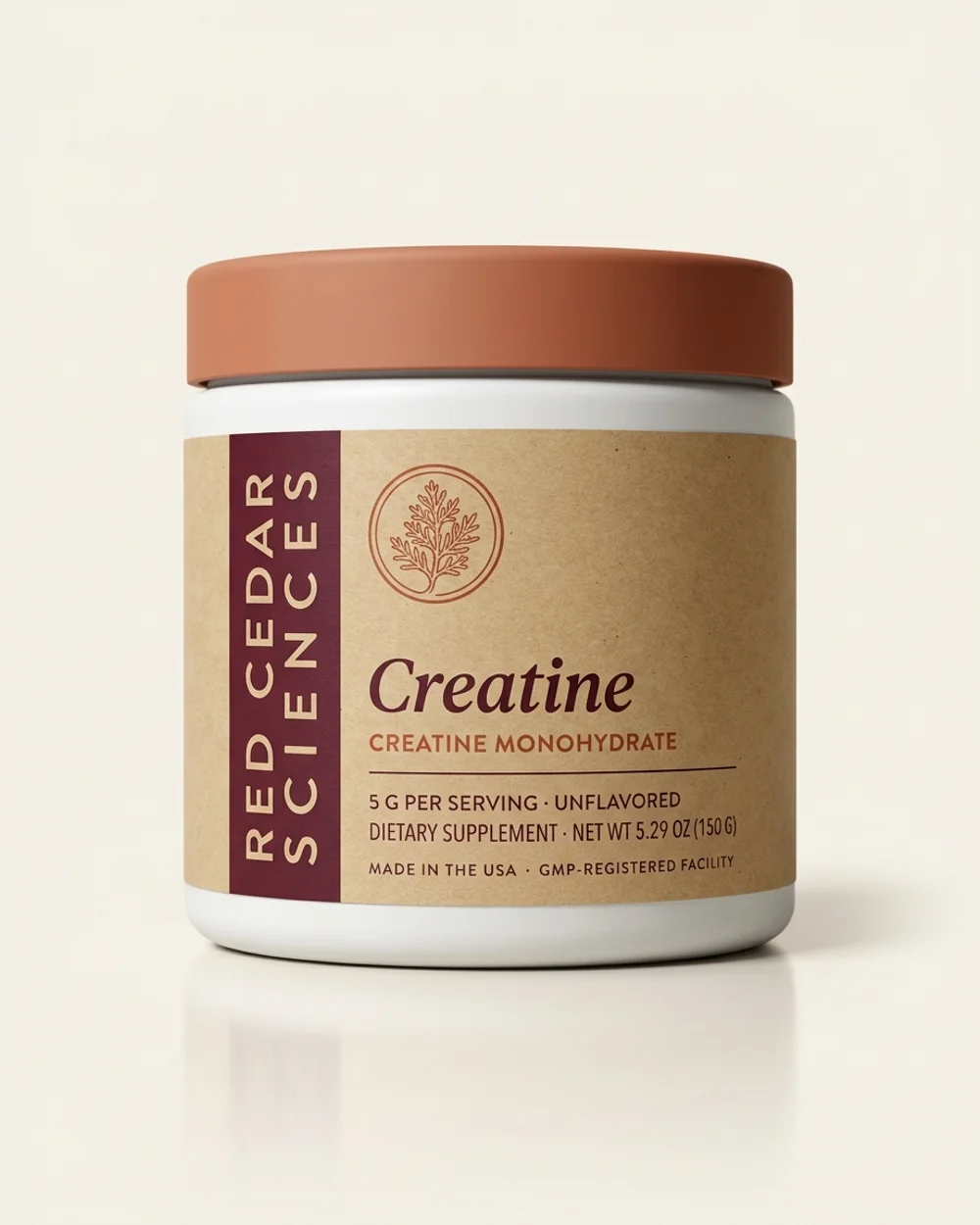 Red Cedar Sciences Creatine Monohydrate powder