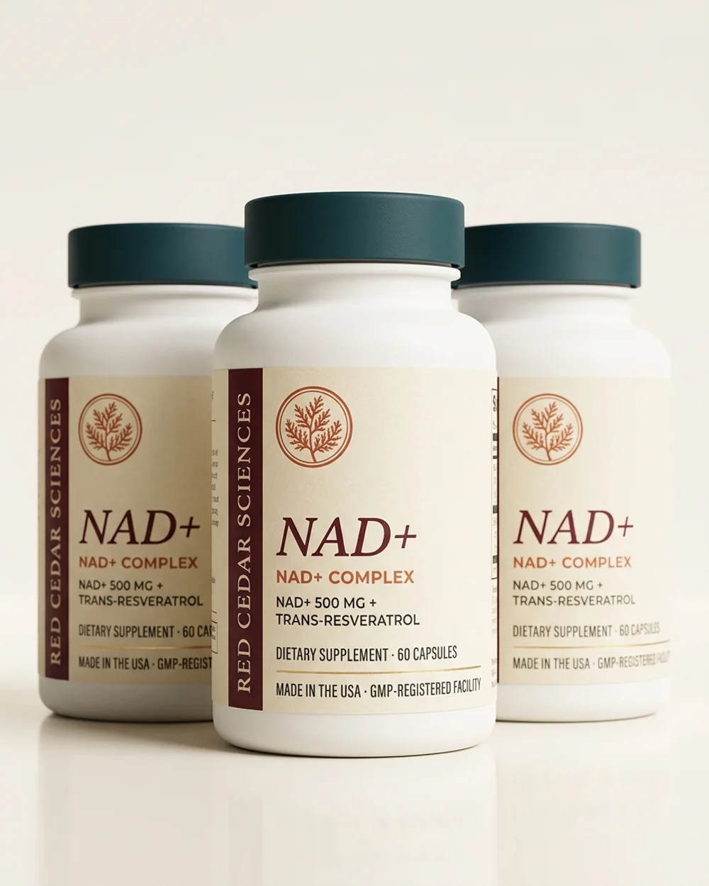 NAD+ Capsules 3-bottle supply