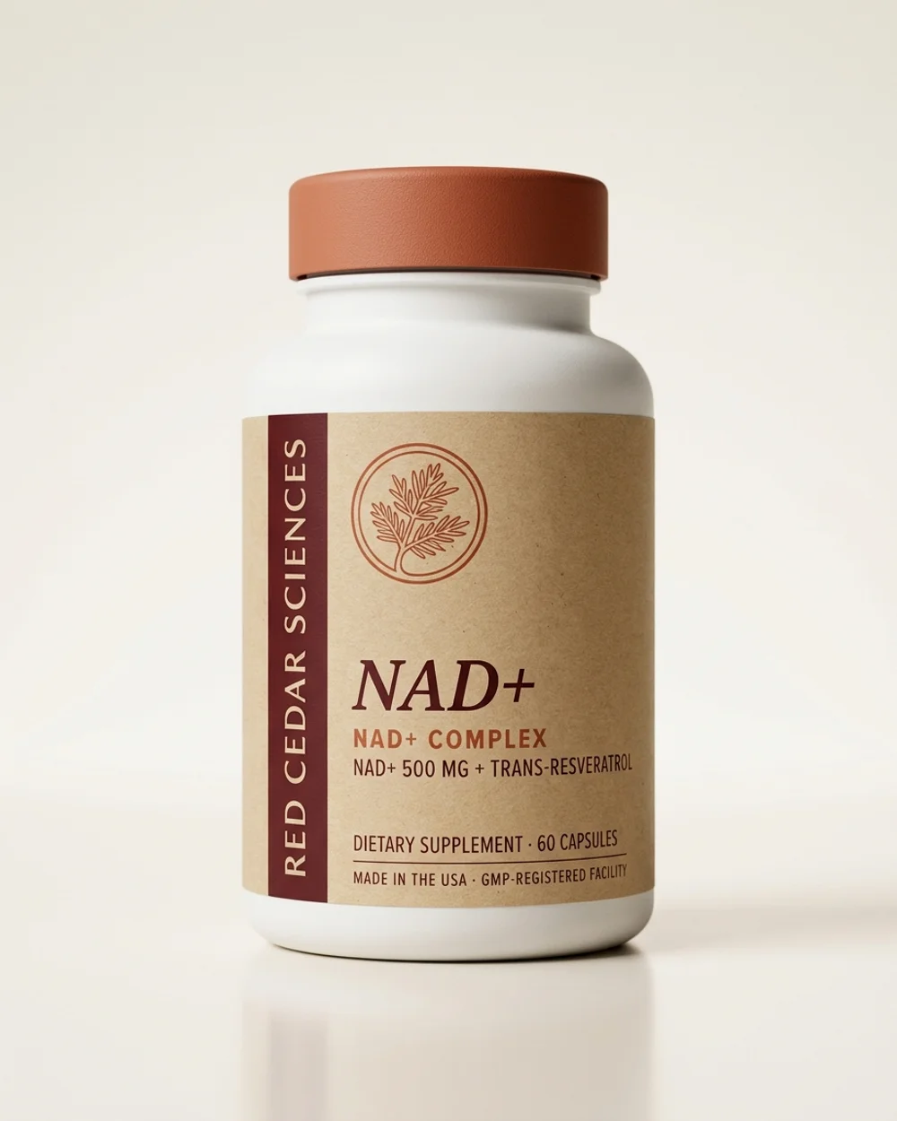 Red Cedar Sciences NAD+ Capsules with trans-resveratrol