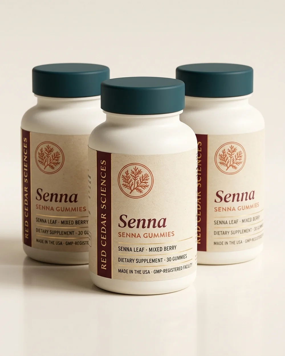 Senna Gummies 3-bottle supply